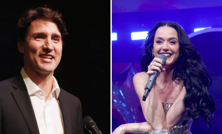 Justin Trudeau melihat di 'Tur Lifetimes' Katy Perry Justin Trudeau melihat di 'Tur Lifetimes' Katy Perry