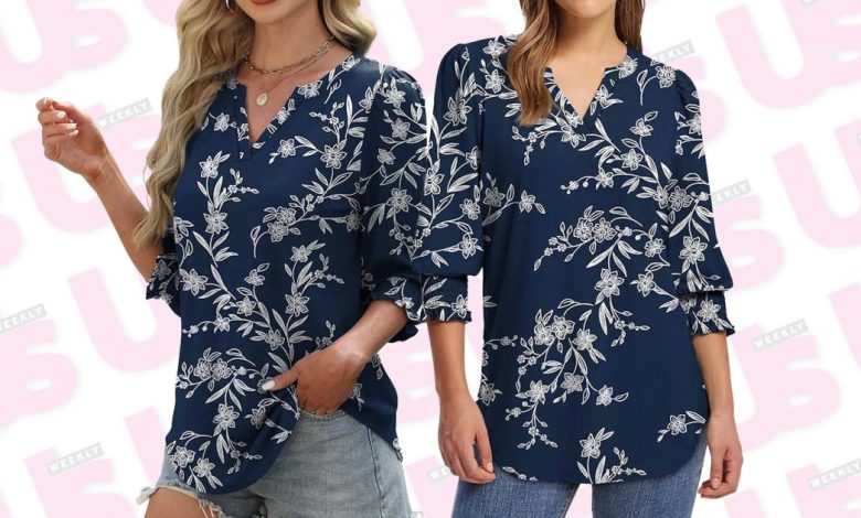 Blus yang ramah kantor ini menyembunyikan goncangan ketiak-dan diskon 50% Blus yang ramah kantor ini menyembunyikan goncangan ketiak-dan diskon 50%