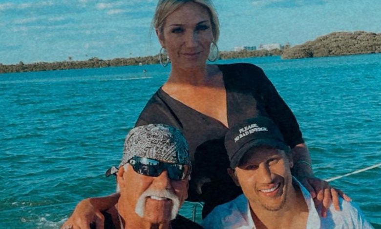 Suami Brooke Hogan Steven Oleksy berbagi penghormatan kepada ayah mertua Hulk Suami Brooke Hogan Steven Oleksy berbagi penghormatan kepada ayah mertua Hulk