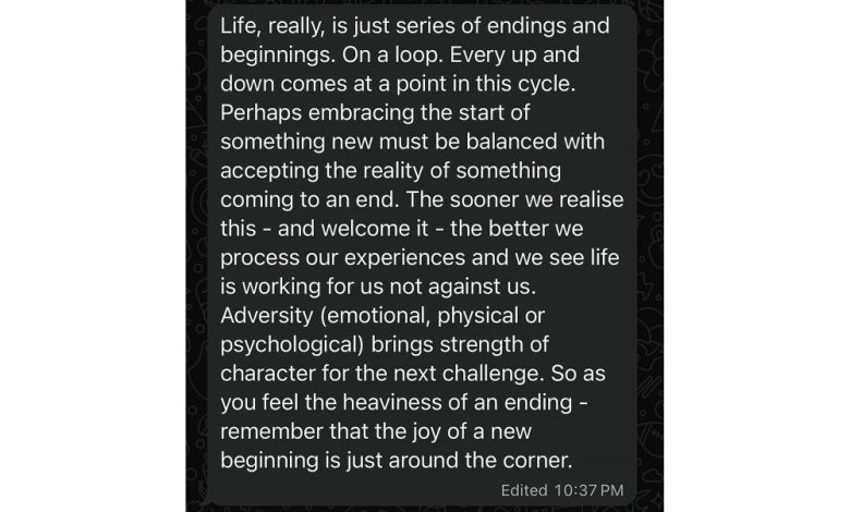 Sophie Turner Berbagi Teks Tentang 'Rangkaian Akhir dan Awal' Kehidupan Sophie Turner Berbagi Teks Tentang 'Rangkaian Akhir dan Awal' Kehidupan